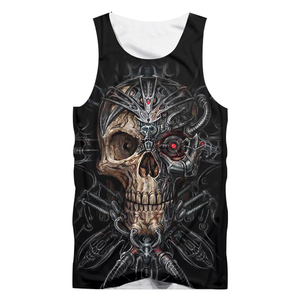 Camiseta sin mangas de mezcla de algodón para hombre más vendida, chaleco de entrenamiento de gimnasio transpirable ecológico, sublimación - Product Image 1