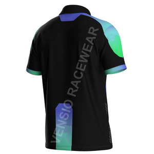 Polo imprimé à manches courtes pour homme MTB DH MX Pit Crew - Product Image 4