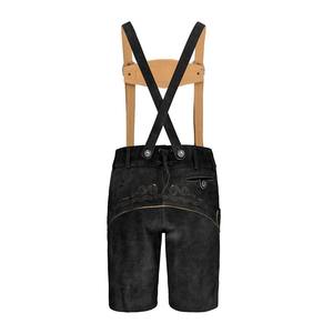 Nouvelle arrivée léger hommes bavarois Lederhosen toile cuir pantalon broderie solide écologique Vintage Oktoberfest - Product Image 2
