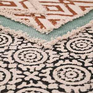 Alfombra de diseño con estampado Jaipuri, alfombra de 4x5 pies, alfombras Bohemias de algodón Kilim, alfombras de Material de algodón 100% para decoración para sala de estar del hogar - Product Image 2