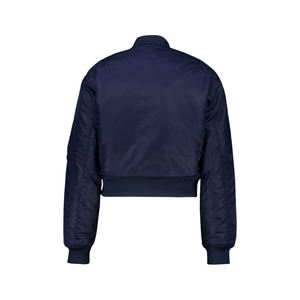 Blouson aviateur pour femme, logo personnalisé, OEM, léger, coupe-vent, fermeture éclair, mode décontractée, streetwear, vêtements d'extérieur, vente en gros d'usine - Product Image 2