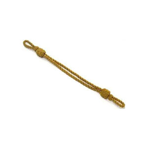 Cordon de chapeau personnalisé OEM, couleur personnalisée, cordon de chapeau en fil métallique ou en fil métallique, soie Mylar, cordon de chapeau fait à la main - Product Image 4