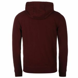Veste zippée à capuche en molleton de coton multicolore de qualité supérieure pour hommes, veste zippée douce avec broderie 3D, manteau d'hiver teint en plaine - Product Image 3