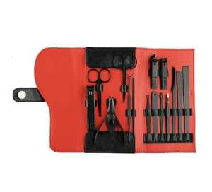 15 Pieces Black Colors <b>Nail</b> Clippers Set High Quality Manicure <b>Kits</b> by Zachary Industries - Product Image 1