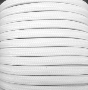 Striscia decorativa in tessuto da 5 metri, bianco opaco (CIR62CM01) - Product Image 1