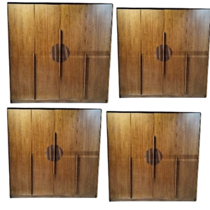 Armoire pour enfants de la série Br-2, en bois de teck écologique et durable, design moderne pour une utilisation en extérieur et en salle de bain, 210x60x210 - Product Image 3