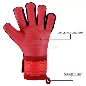 Guantes de portero de fútbol de cuero PU de alta calidad Producto de fabricante profesional - Product Image 5