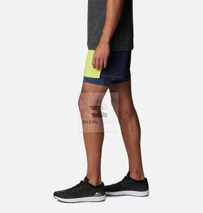 Pantalones cortos deportivos informales para hombre Pantalones cortos deportivos tejidos con logotipo personalizado Características antiarrugas ecológicas Servicio OEM disponible - Product Image 4