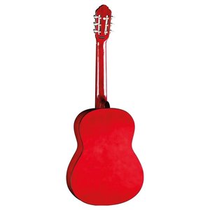 Guitarra Clásica Acústica Eko Gloss Red Burst con Cuerdas de Nylon, Serie Studio 4/4, 0169969, Fondo y Laterales de Palisandro y Caoba, Escala de 650 mm - Product Image 4
