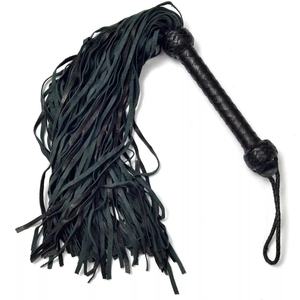 JEXMOO Custom Handmade <b>Leather</b> Cracker Floggers Craft <b>Tools</b> Black New Arrival Adults' 2 Sets Bondage Gear International - Product Image 1