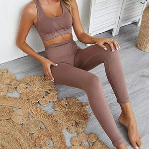 Active Wear Yoga Set para mujeres Seamless Women Yoga Set Fitness Wear Women Yoga Set para la venta en línea - Product Image 6