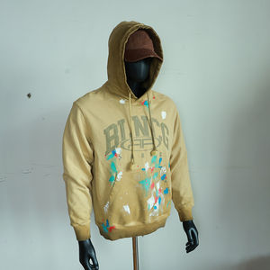 Sudaderas con Capucha Unisex de Algodón y Felpa, Estilo Vintage, Estampado HSI, Lavado Ácido, Gruesas, Desgastadas, Ecológicas, Venta al Por Mayor OEM, Tendencia 2026 - Product Image 2