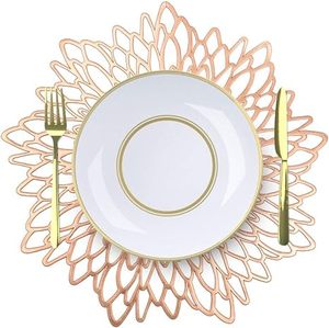 Sous-plat en fer poli de style moderne et écologique pour la maison, le bureau, les tables de mariage et la présentation des aliments - Product Image 4