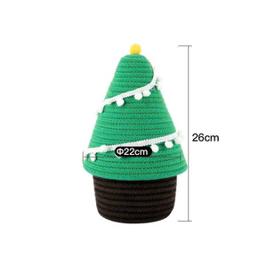 Cesta de almacenamiento de cocina colorida con algodón para pan o caja de regalo, accesorios de cocina multifuncionales - Product Image 1