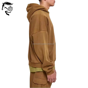 Survêtement personnalisé délavé à l'acide, jogging en coton, survêtement à broderie, ensemble pantalons de survêtement évasés et sweats à capuche, survêtements de détresse pour hommes - Product Image 2