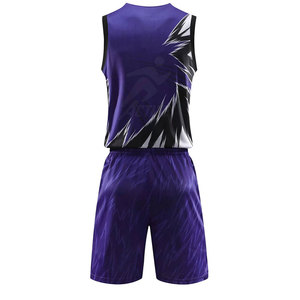 Uniforme de baloncesto directo de fábrica, uniforme de baloncesto transpirable personalizado, uniforme de baloncesto de último diseño - Product Image 3