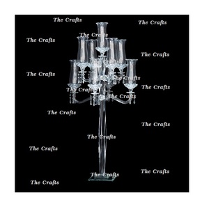 Advantageous Design <b>Candelabra</b> In Acrylic Centerpiece <b>Candelabra</b> With Crystal Chains For Wedding Event Decor - Product Image 6