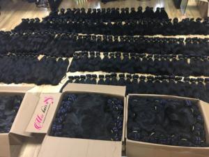 Cheveux vietnamiens crus doublement étirés Extensions de cheveux raides soyeux naturels Pas d'enchevêtrement Pas de perte de cheveux - Product Image 3