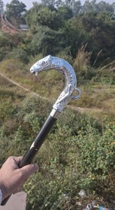 Bastón tradicional de latón y madera, bastón decorativo de madera con mango de latón para uso de personas mayores - Product Image 6