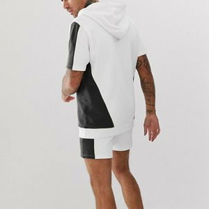 Summer Casual Cotton <b>Men</b> <b>Designer</b> Embroidery Printing Custom Logo Tee <b>T</b> <b>Shirt</b> <b>Shorts</b> Two Piece <b>Men</b> <b>Short</b> <b>Set</b> - Product Image 4