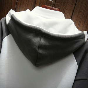 เสื้อฮู้ดลำลองของผู้ชายสำหรับฤดูหนาวเสื้อกันหนาวมีฮู้ดแบบสวมหัวมีฮู้ดเสื้อสเวตเตอร์มีฮู้ดผ้าคอตตอน100% OEM/ODM - Product Image 6