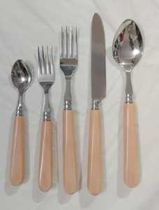 ชุดเครื่องใช้บนโต๊ะอาหาร5ชิ้นทำจากสเตนเลสสตีลสำหรับเสิร์ฟอาหารเย็นสำหรับงานปาร์ตี้งานปาร์ตี้ - Product Image 6