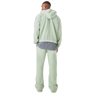Jogging pour hommes de haute qualité, sur mesure, en gros, grande taille, mode, ample, confortable, design streetwear, deux poches - Product Image 3