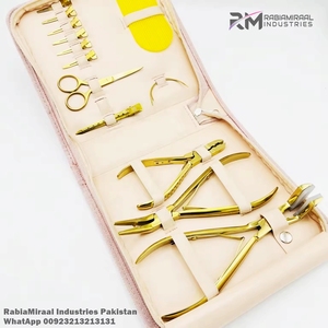 ชุดอุปกรณ์ต่อผมสีพลาสม่าสีทองแบบมืออาชีพและแบบรูดซิปแบบหนีบ - Product Image 6