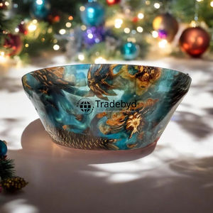 Tazón de resina ligero para mesa de cocina moderna y decoración de vida contemporánea de Tradebyd - Product Image 1