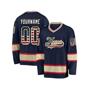 Jersey de Hockey Personalizado, Nuevo Diseño Personalizado, Logotipo, Impresión por Sublimación, Uniforme de Hockey sobre Hielo, Jersey de Hockey sobre Hielo - Product Image 1