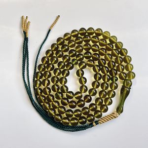 99 perles de prière vertes musulmanes, Dhikr islamique, chapelet de méditation, cadeau idéal pour le Ramadan - Product Image 4