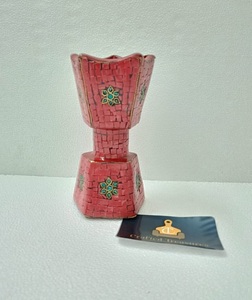 Premium Quality incense <b>burner</b> Red mosaic mubkhakar Red turquoise gem accents Home decor Bakhoor fragrance <b>burner</b> At Best price - Product Image 6