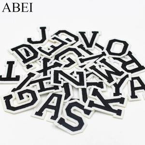 Offre Spéciale sac décor autocollant fort auto-adhésif bâton sur Chenille lettre Patch broderie lettre Alphabet A-Z Patch - Product Image 3