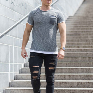 2025 último diseño de gran tamaño logotipo personalizado impreso 100% algodón camisetas para hombres camiseta personalizada para hombres - Product Image 2