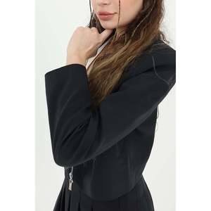 Chaqueta Corta con Detalle de Cremallera para Mujer, Modelo Otoño 24S-31605CKT - Product Image 1