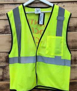 Chaleco de trabajo de seguridad personalizable de alta calidad Unisex tela de lana a prueba de viento Botón de logotipo personalizado de talla grande para ropa exterior de primavera - Product Image 6