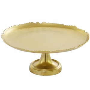 Support de gâteau avec la forme ronde de finition polonaise brillante d'or bonne qualité pour l'organisation support de gâteau - Product Image 5