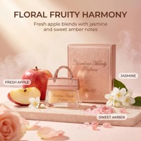Parfum pour sac à main Deold Heartbeat Melody 50ml, senteur florale gourmande, pomme fraîche, jasmin, longue tenue, parfum pour femme