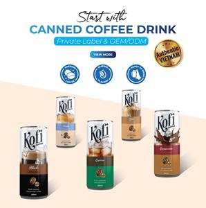 Bebida Kofi Tan Do en Lata de Aluminio de 250 ml, Café Instantáneo Frío, Certificación Halal, HACCP e ISO22000, Origen Vietnam, 18 Meses de Caducidad - Product Image 5