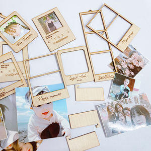 classic double sided creative frames vintage wooden photo frames, custom size unfinished photo frames