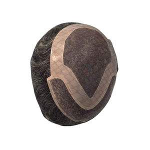 วิกผมแท้ Taz Hair BD แบบลอนธรรมชาติ 100% ผมแท้ Remy ของจีน พร้อมฐานลูกไม้ด้านหน้าและฐานโมโน - Product Image 4