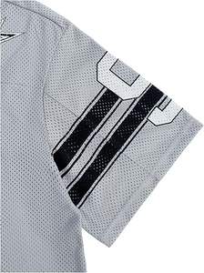 Chemise oversize Y2K en jersey à col en V pour hommes avec coupe baggy et option de logo brodé sur mesure - Product Image 4