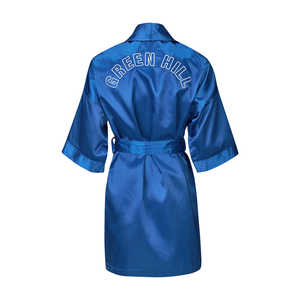 Traje de Boxeo Profesional Olímpico con Logotipo Personalizado, Equipamiento de Satén con Patrón Impreso, Material de Satén Personalizable - Product Image 4