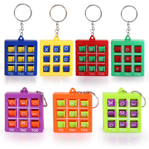 Jincan Mini XO Tic-Tac-Toe jeu unisexe en plastique échecs porte-clés jouet pour enfants étudiants en gros nouveauté jouets éducatifs - Product Image 1