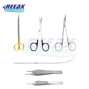 ชุดอุปกรณ์ศัลยกรรมเสริมจมูกทำจากสเตนเลสสตีลชุดเครื่องมือผ่าตัดพลาสติก - Product Image 4