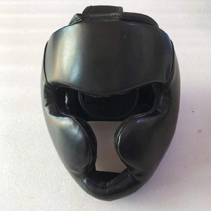 Kick Boxing Casque PU Cuir Head Guard Thai MMA Sanda Équipement D'entraînement Adultes Enfants Modulaire - Product Image 4