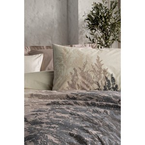 Ensemble de housse de couette double en coton, Lindon Beige avec motif paysager, pour usage domestique - Product Image 2