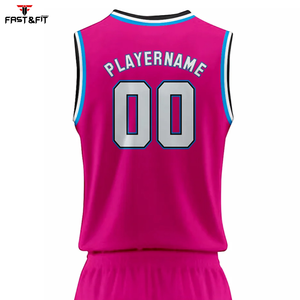 Uniforme de basket-ball pour hommes personnalisé, plus la conception respirante de taille avec des techniques imprimées populaires - Product Image 5