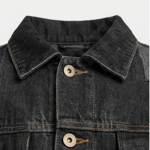Veste en jean pour homme de haute qualité, coupe ajustée, style décontracté, broderie de logo, vêtements de club, promotion de la marque, vêtements d'extérieur tendance - Product Image 4