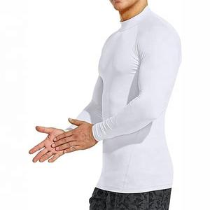 Rash Guard pour homme OEM, séchage rapide, en spandex, pour la salle de sport, le surf, combinaison de protection contre les éruptions cutanées - Product Image 3
